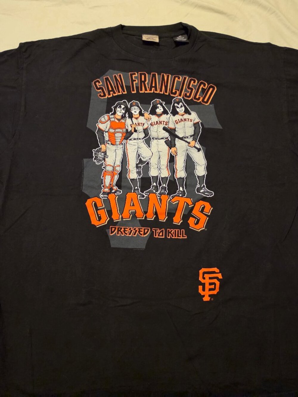 San Francisco Giants KISS night tshirt, 2XL, XXL